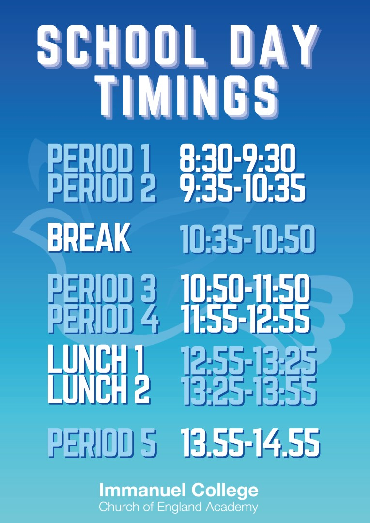 Immanuel College Our School Day